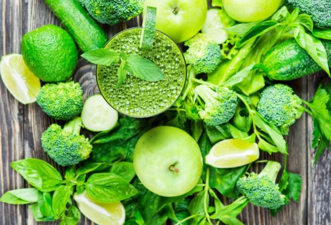 Verdes e cítricos